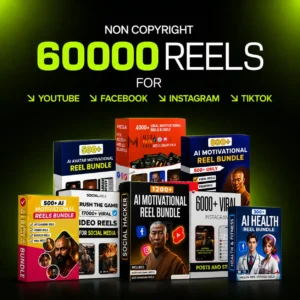 60000+ Reels And Shorts (Instant access within 30 seconds) with Reselling License