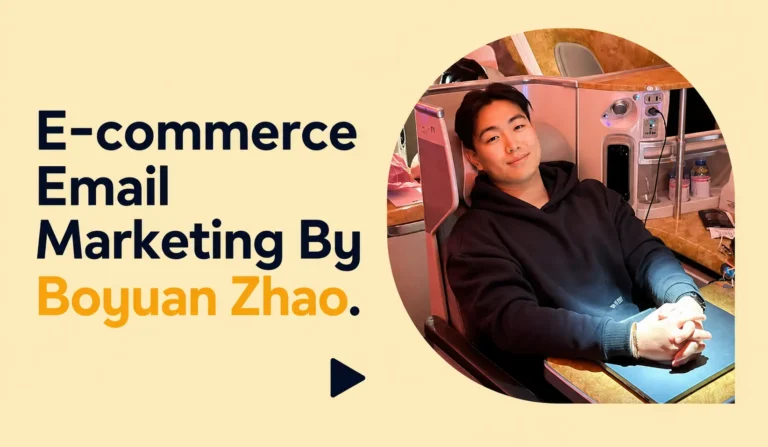 E-commerce Email Marketing by Boyuan Zhao