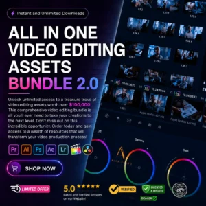 Mega Video Editing Bundle (Instant Lifetime Access Within 30 Seconds) With Reselling Rights